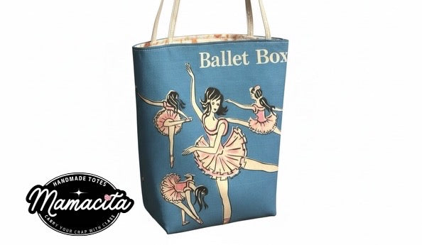 80's Ballet Box Reversible Vintage Vibes Tote