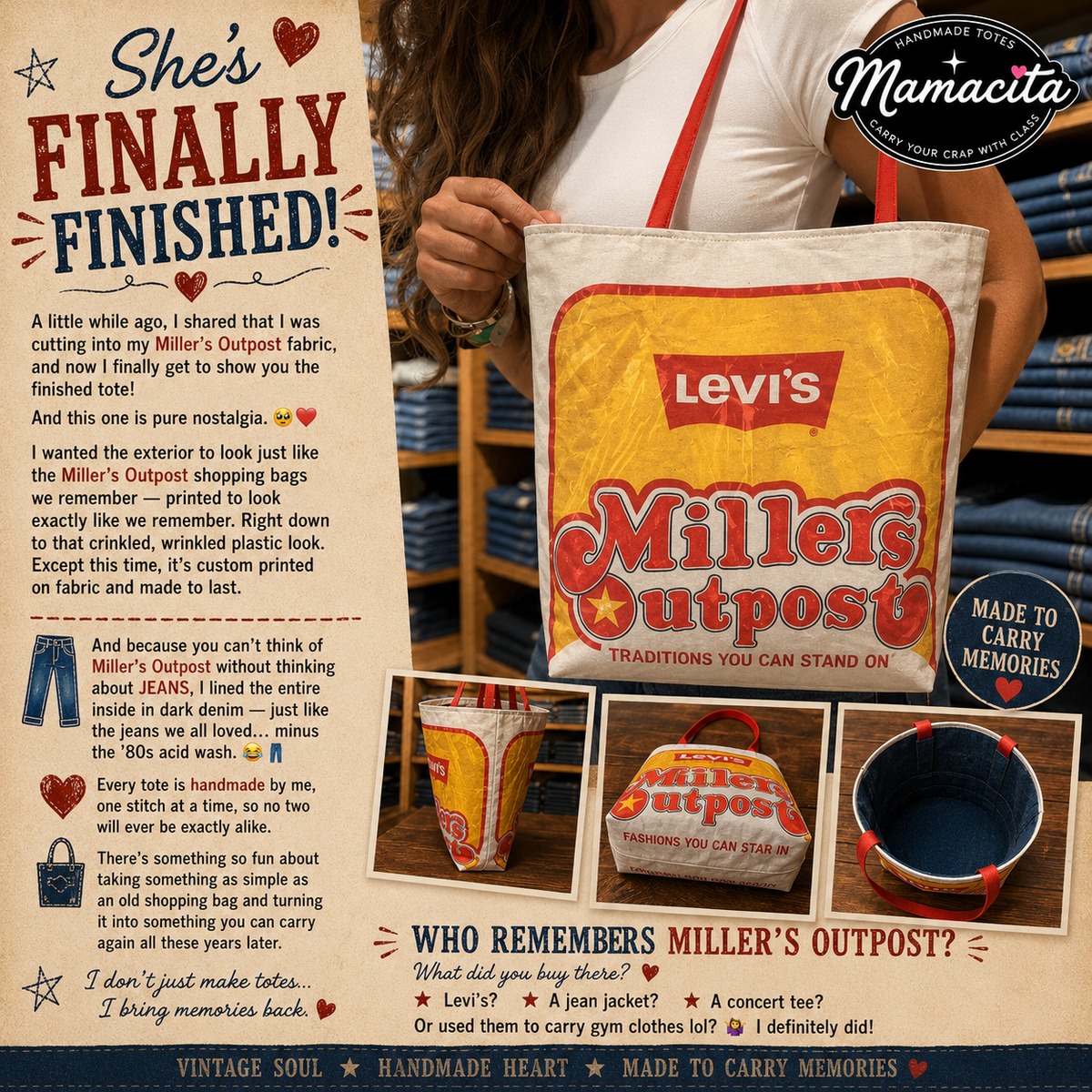 Miller’s Outpost Nostalgia Tote