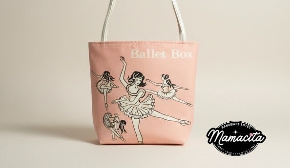 80's Ballet Box Reversible Vintage Vibes Tote