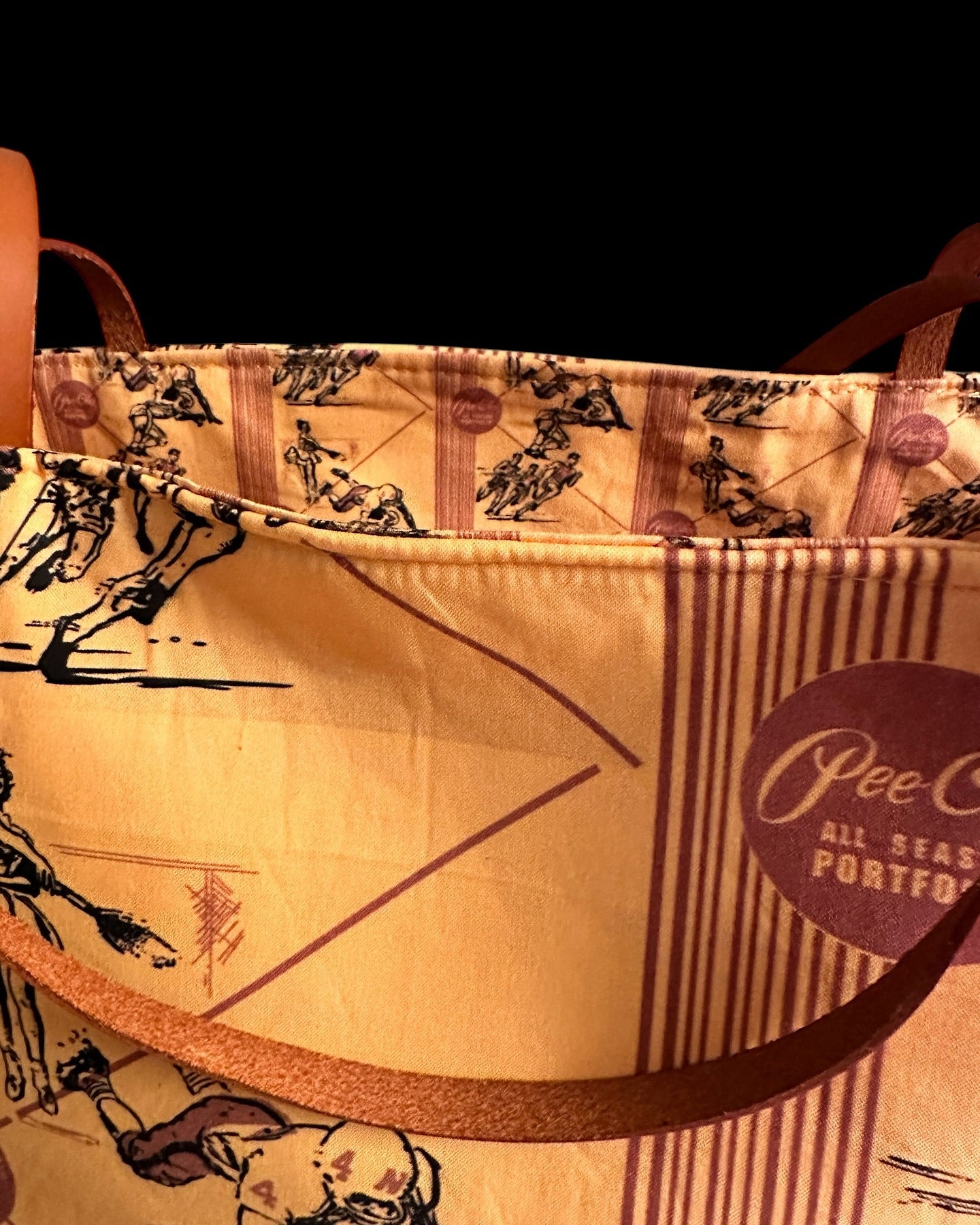 Pee-Chee Inspired Shoulder Tote Bag (Reversible)