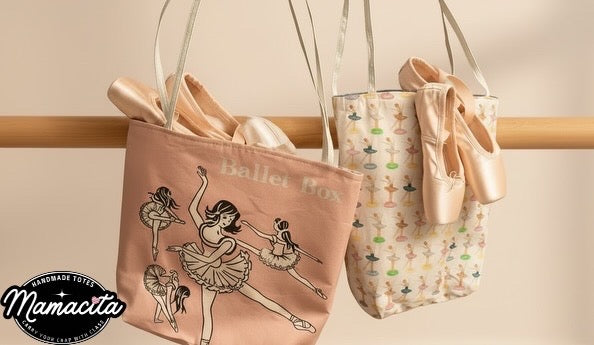80's Ballet Box Reversible Vintage Vibes Tote