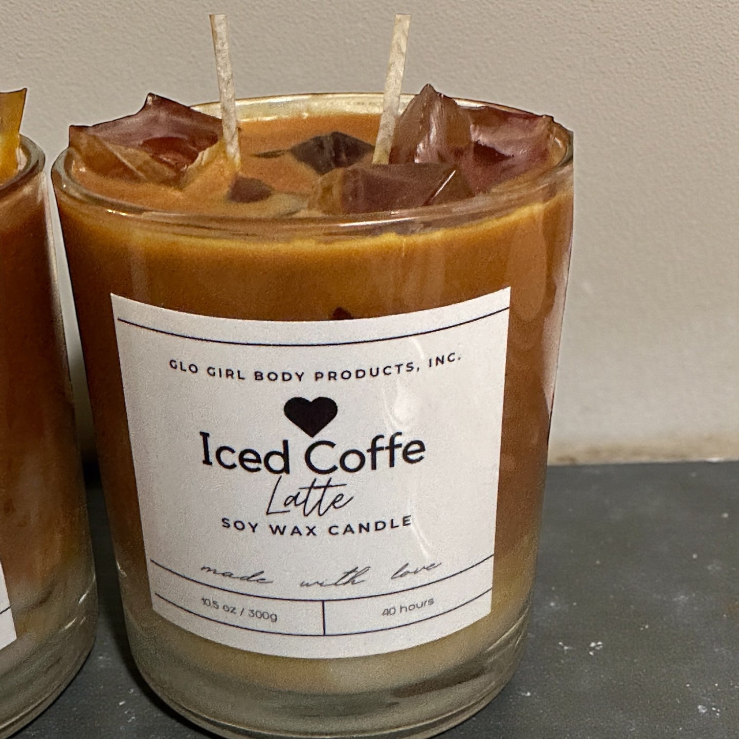 Iced Coffee Latte soy wax candle 14oz