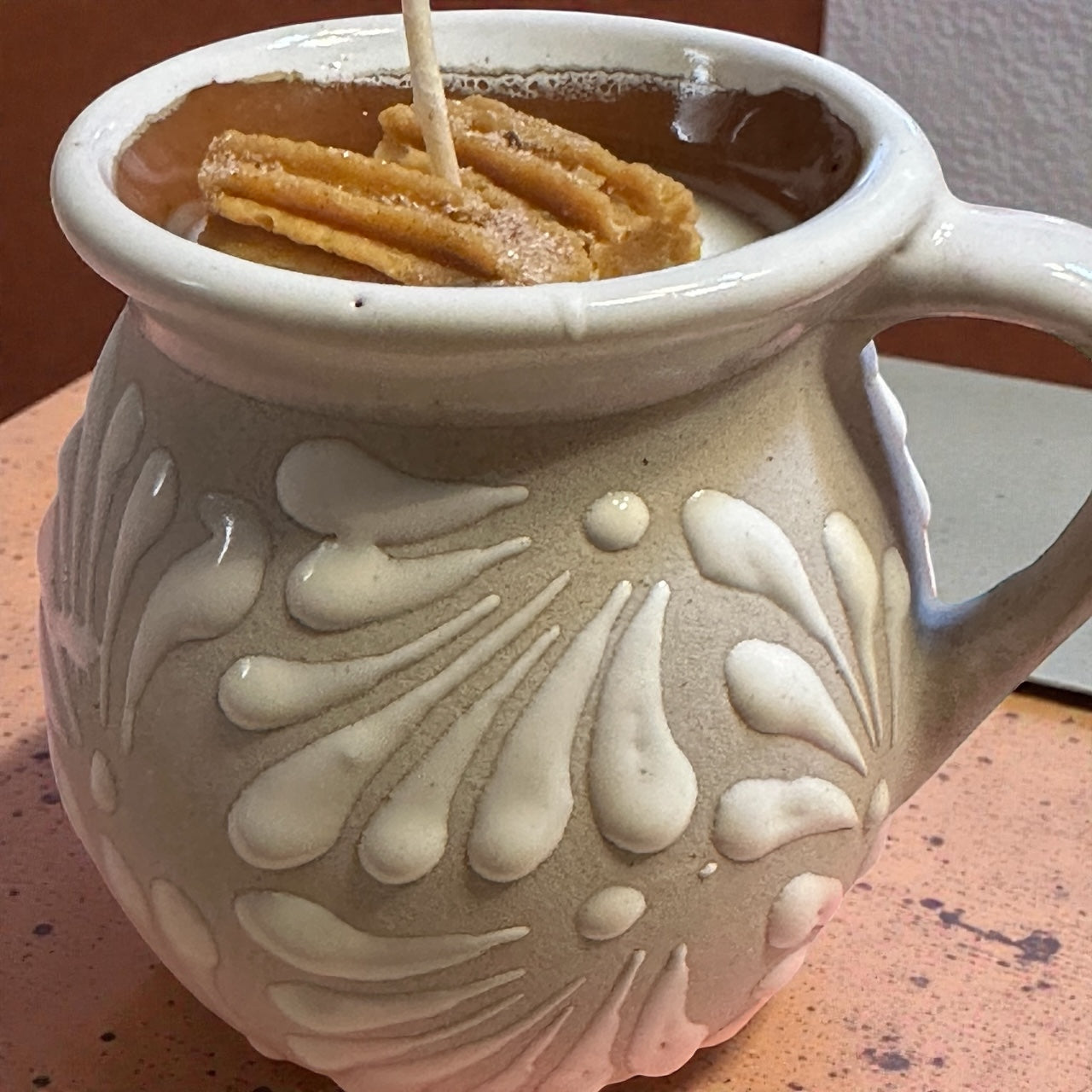 Churro soy Talavera Candle 16 oz