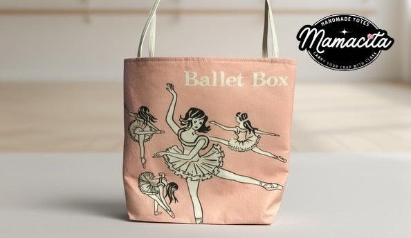 80's Ballet Box Reversible Vintage Vibes Tote
