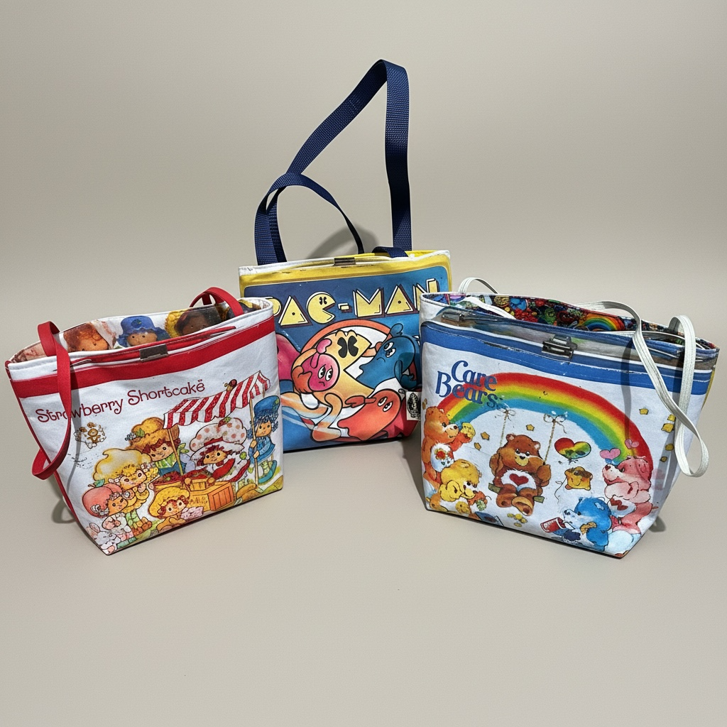 80’s Lunchbox Tote Collection