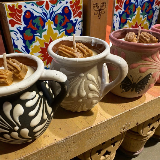 Churro soy Talavera Candle 16 oz