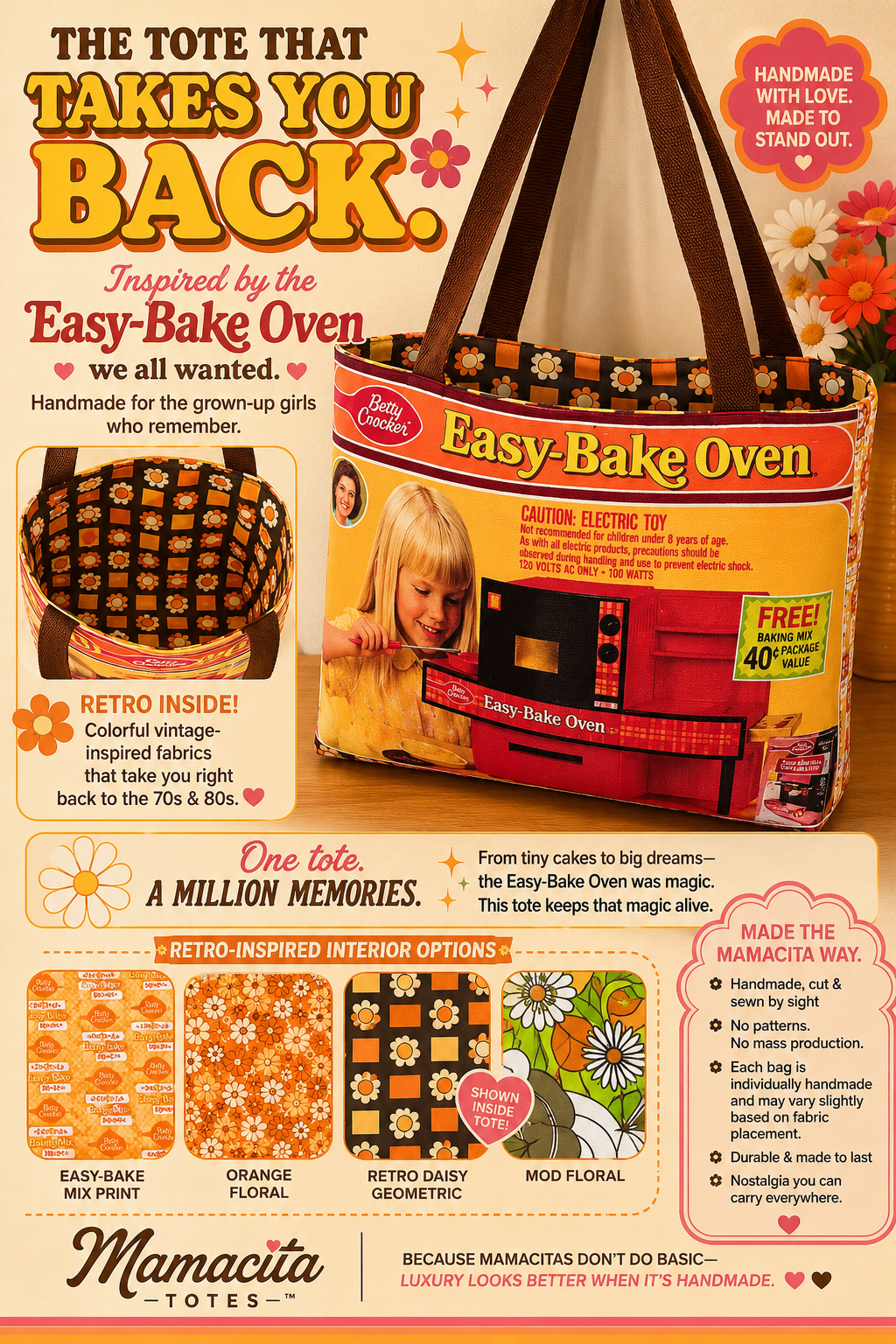 Mamacita Totes™ | Easy-Bake Oven Retro Tote