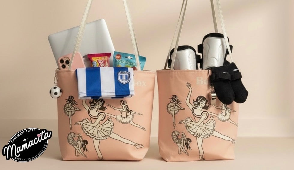 80's Ballet Box Reversible Vintage Vibes Tote