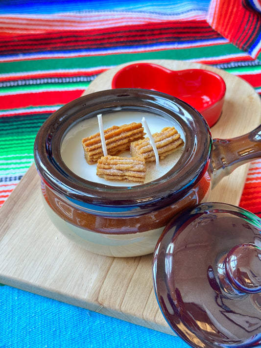 Churro candle vessel - Large 20oz