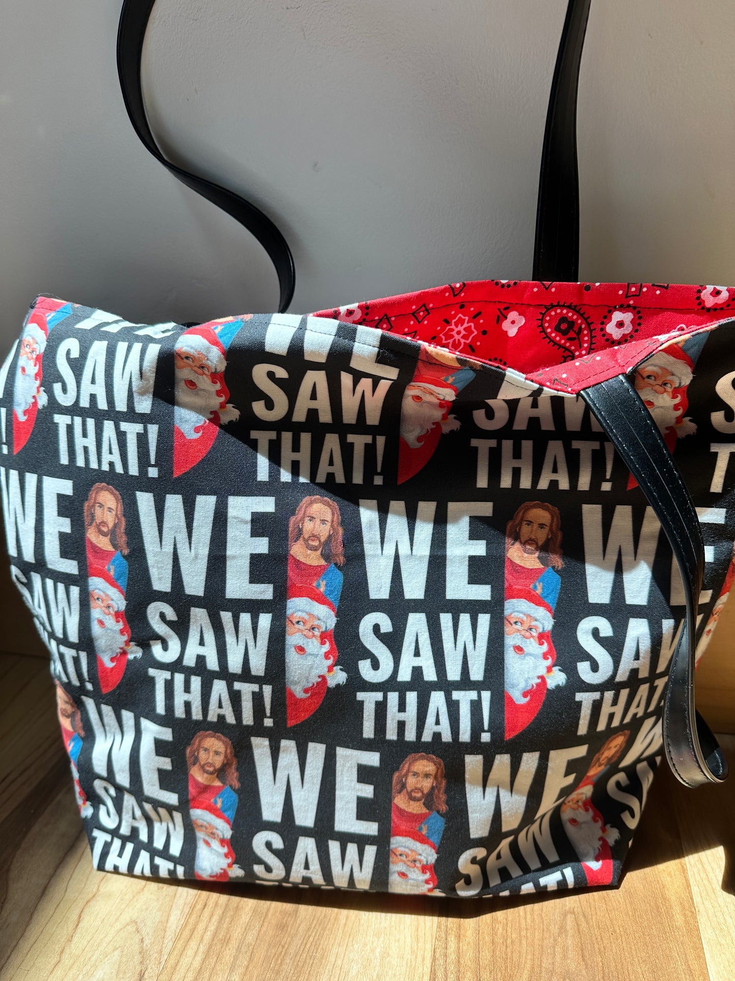 We Saw That – Handmade Reversible Tote