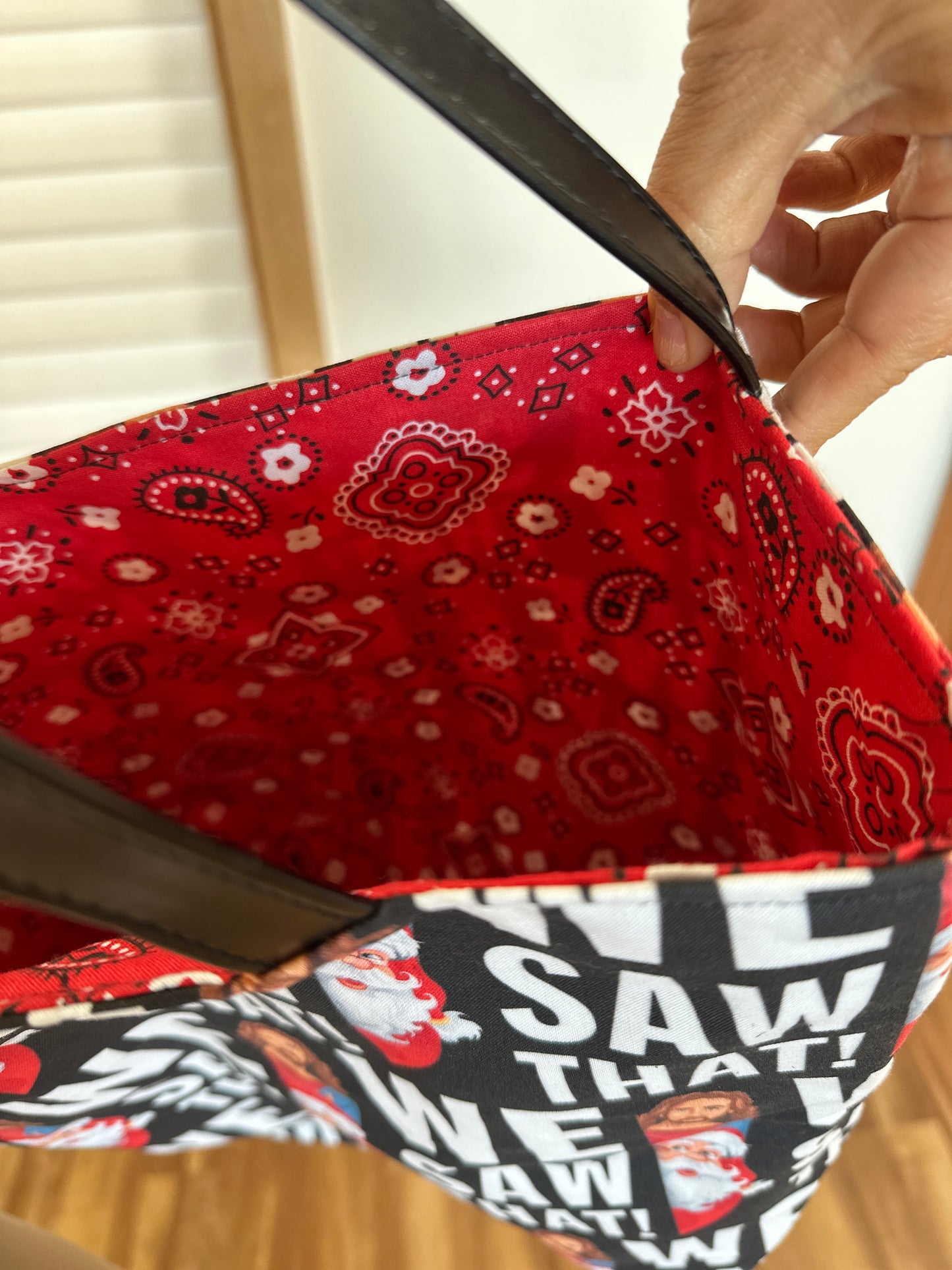We Saw That – Handmade Reversible Tote